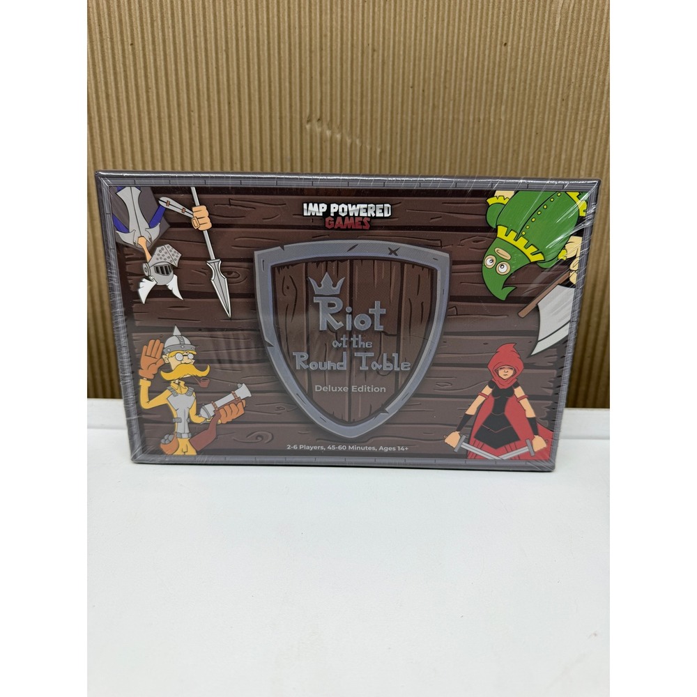 Riot at the Round Table Deluxe Edition Strategy Board Game NEW SEALED